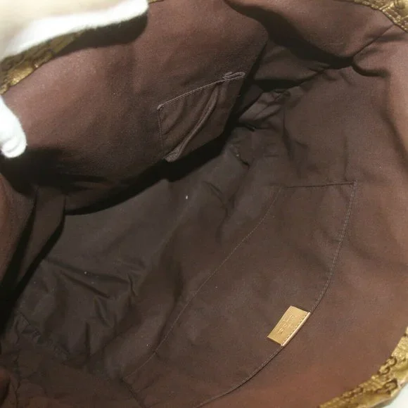 Gucci Tote Bag Gold PVC - Picture 7 of 11